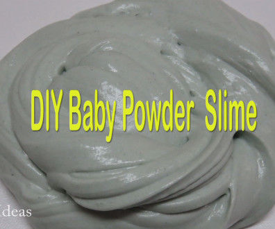 diy baby powder slime DIY Project DIY Project Image