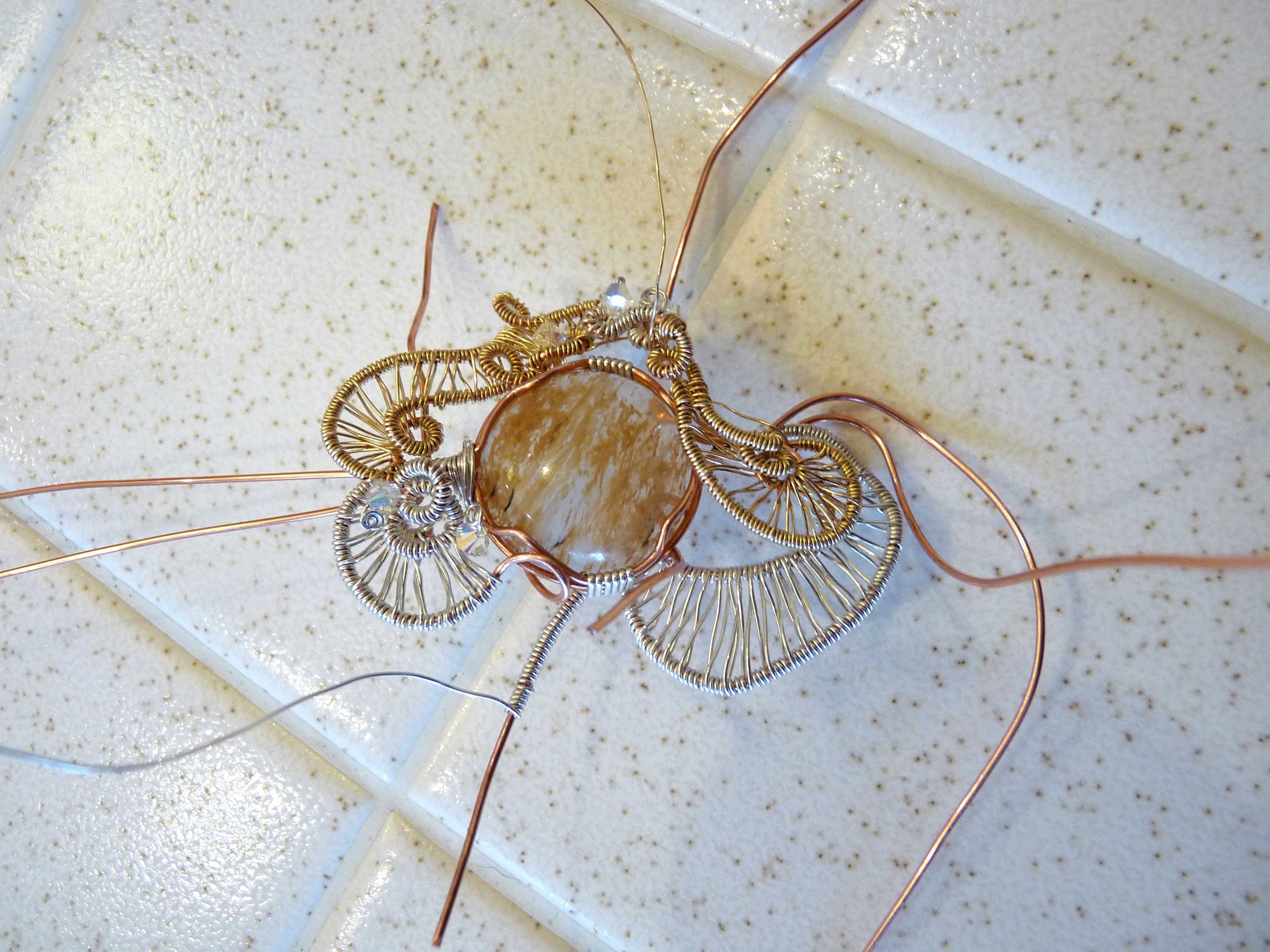 Amazing Wire Weave Pendant 22 Steps (with Pictures) Instructables