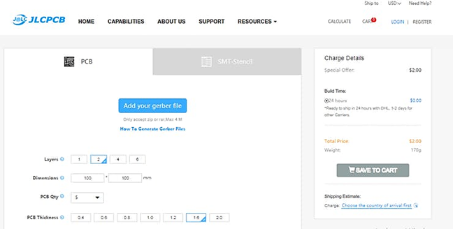 Steps to Order Your JLCPCB