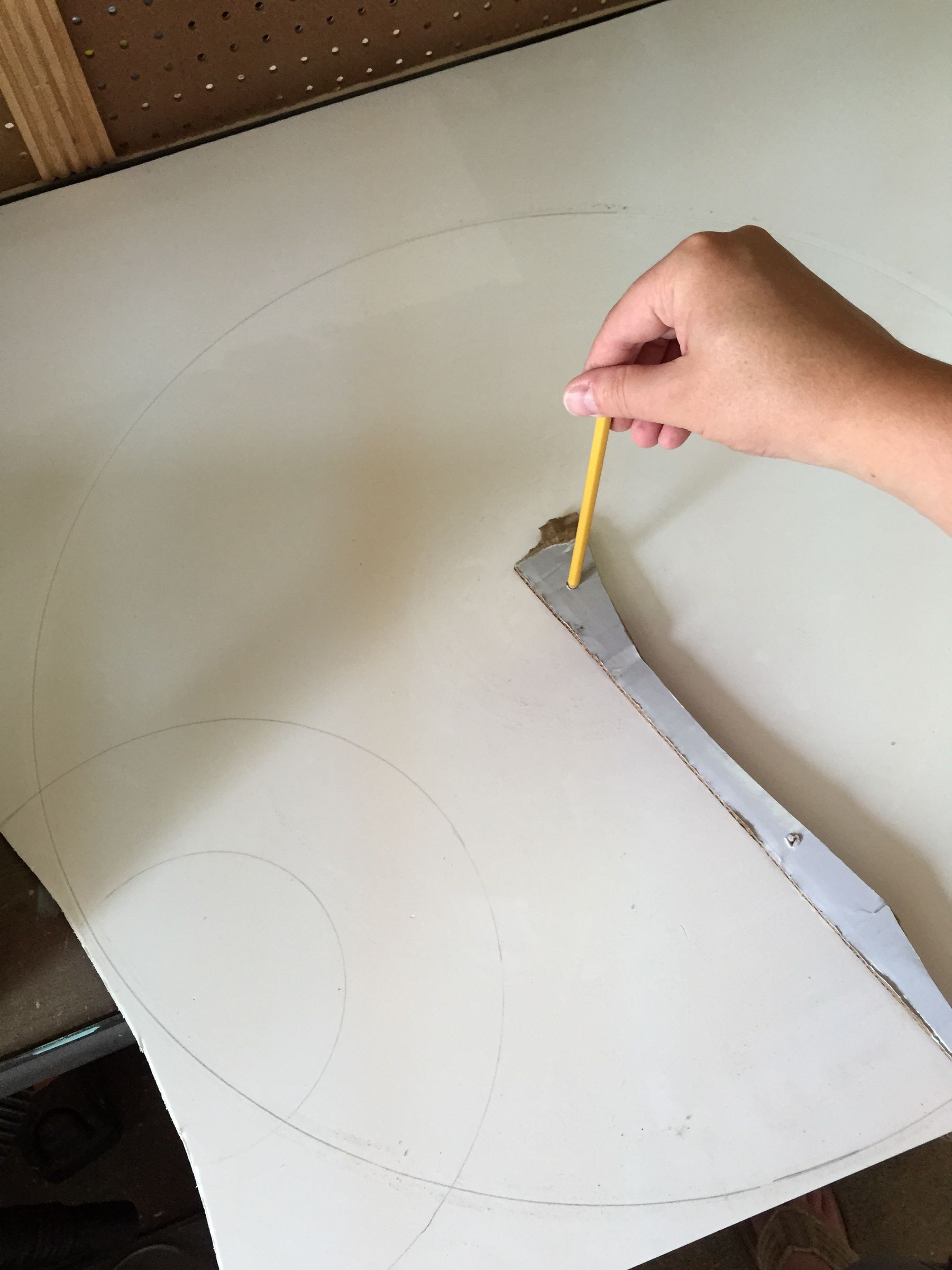 A Simple Way to Draw Large Circles 3 Steps Instructables