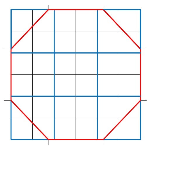 Draw A Regular Octagon Using A Rigid Square Template, A Straight Edge And A  Pencil Or Pen. : 9 Steps - Instructables