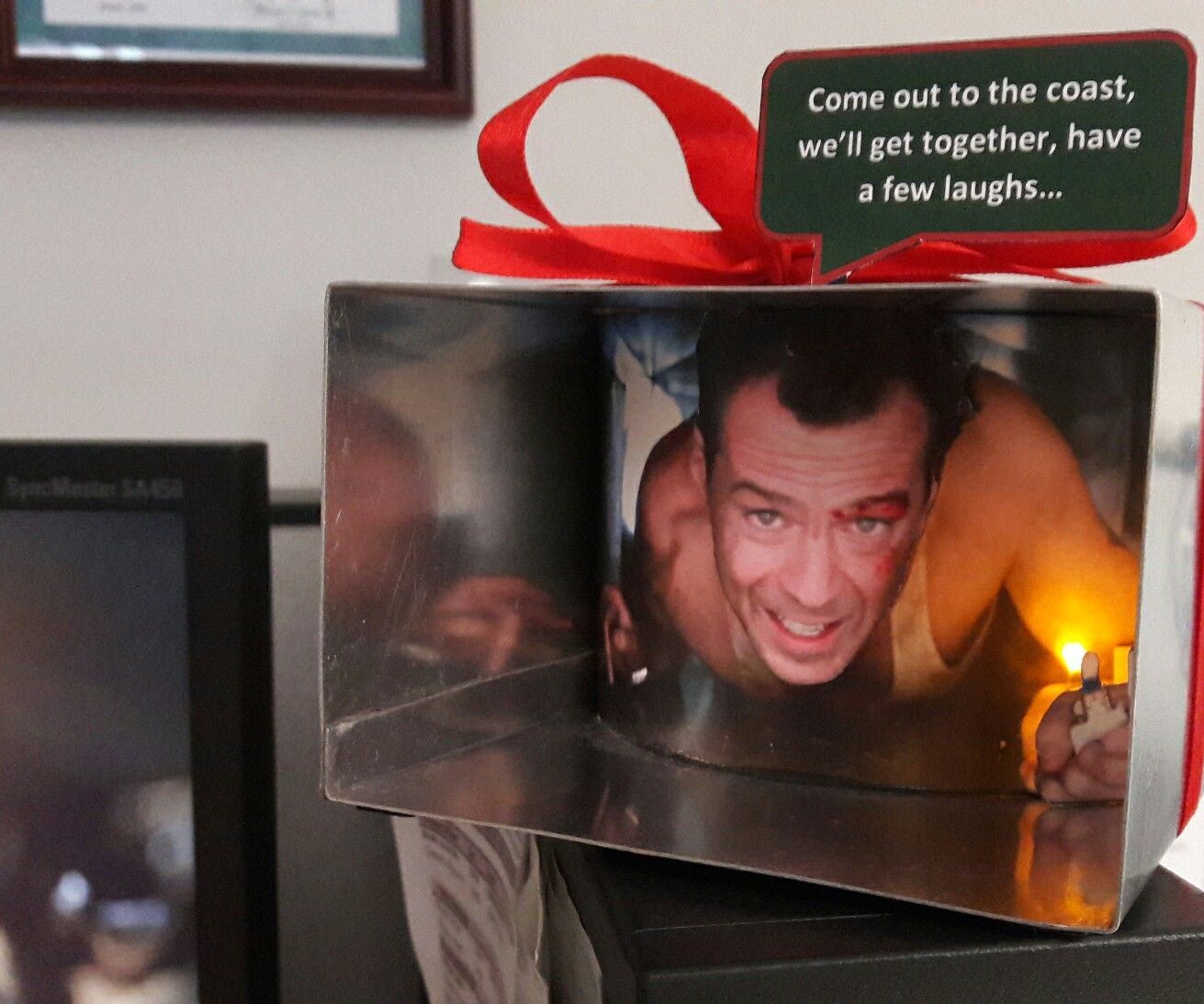 Die Hard Christmas Ornament 