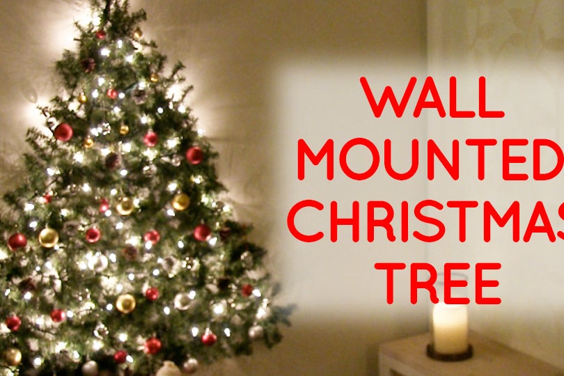 Wall Mounted Christmas Tree 5 Steps With Pictures Instructables Wall Hanging Christmas Trees