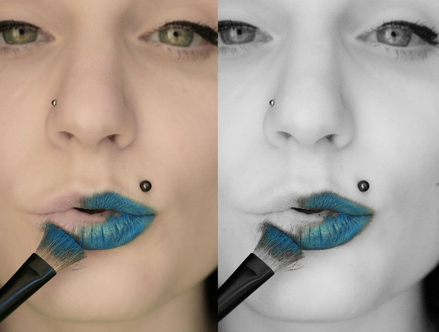 Selective Colour in Black and White Images Tutorial