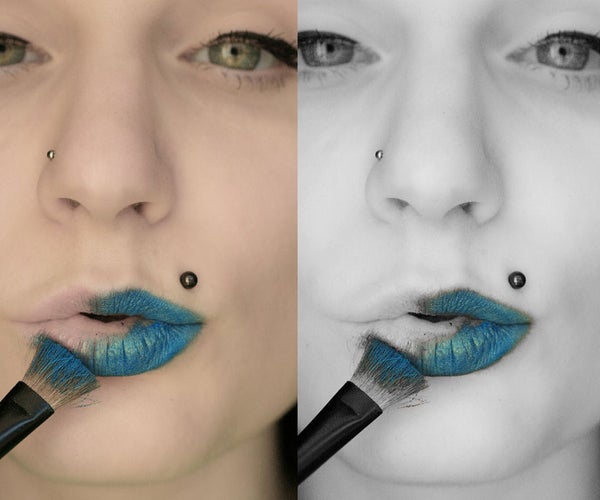 Selective Colour in Black and White Images Tutorial