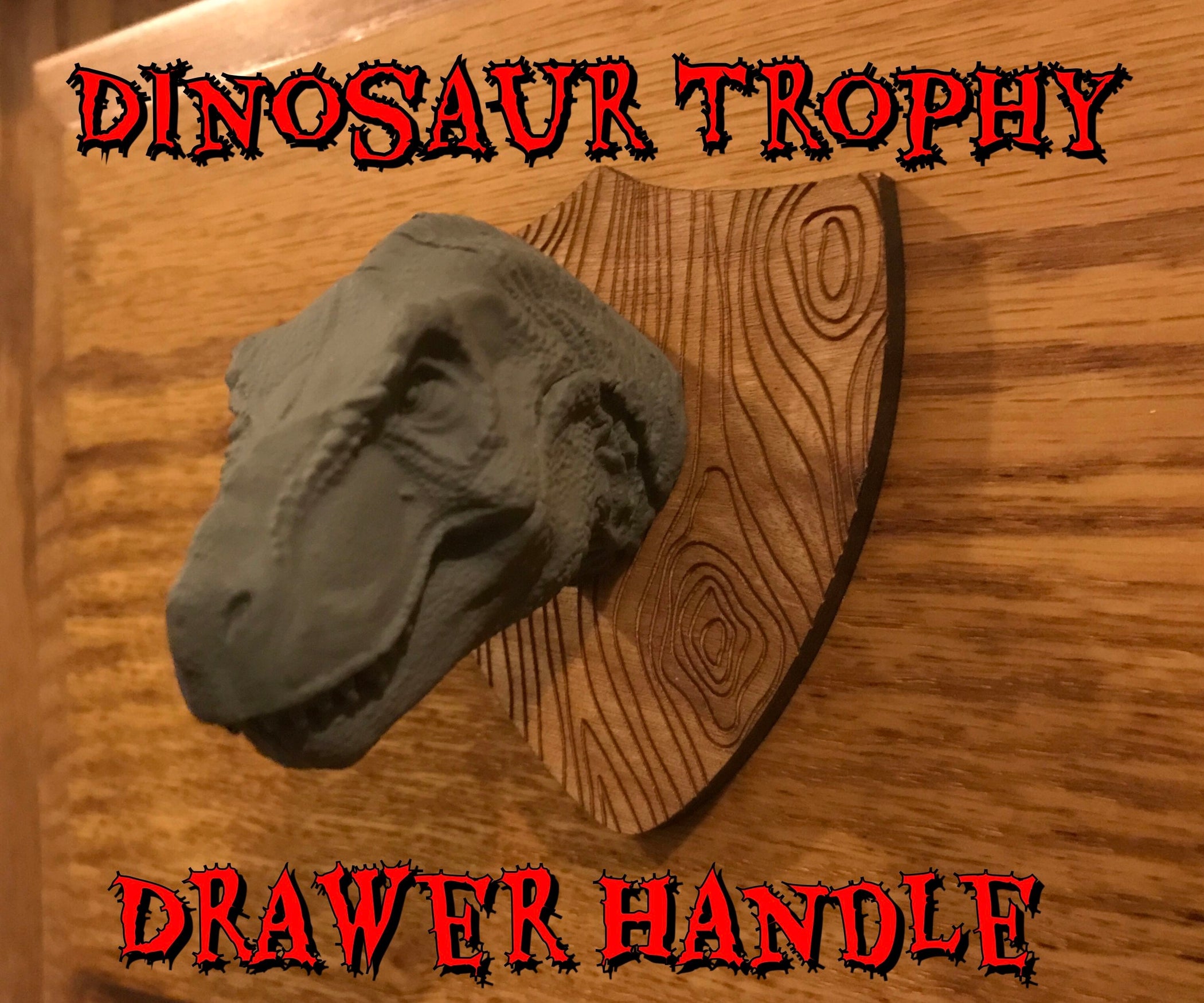 Dinosaur Trophy Drawer Pulls 5 Steps (with Pictures) Instructables