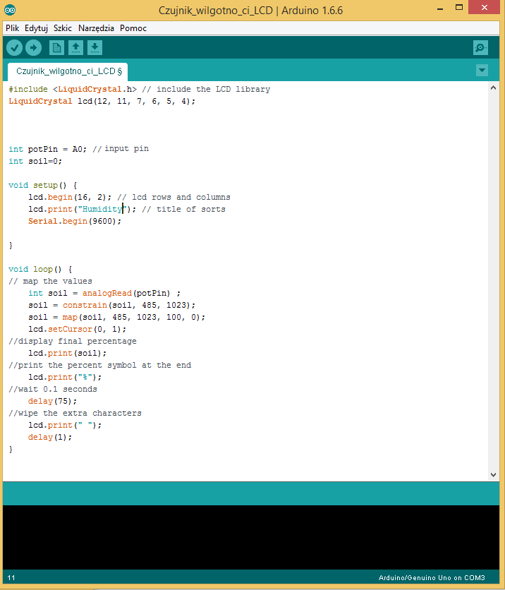 Arduino LCD Soil Moisture Sensor : 5 