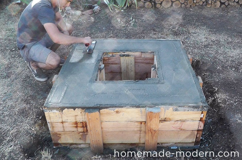 Homemade Modern Diy Concrete Fire Pit 22 Steps With Pictures Instructables