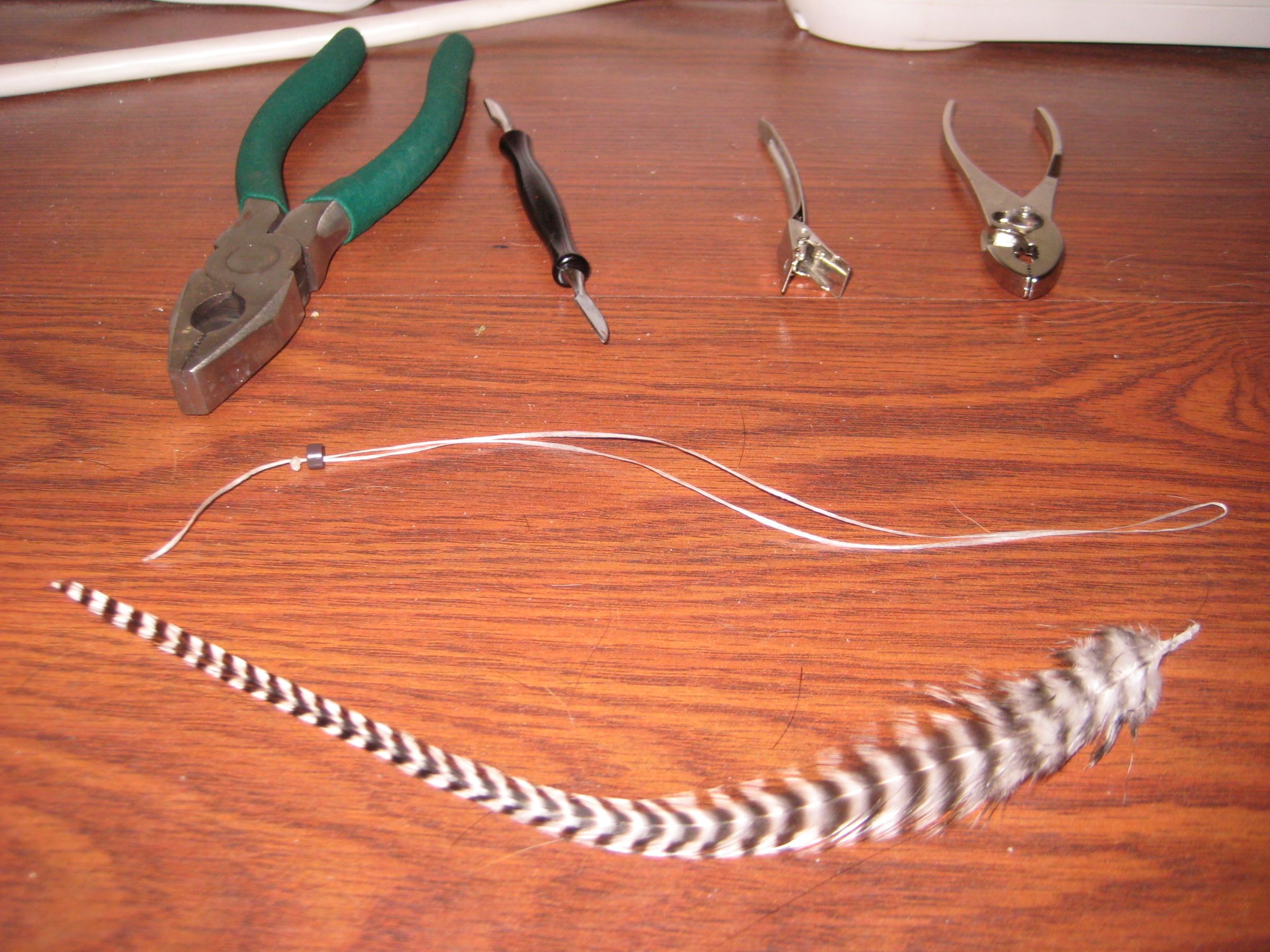 How to Install Feather Hair Extensions