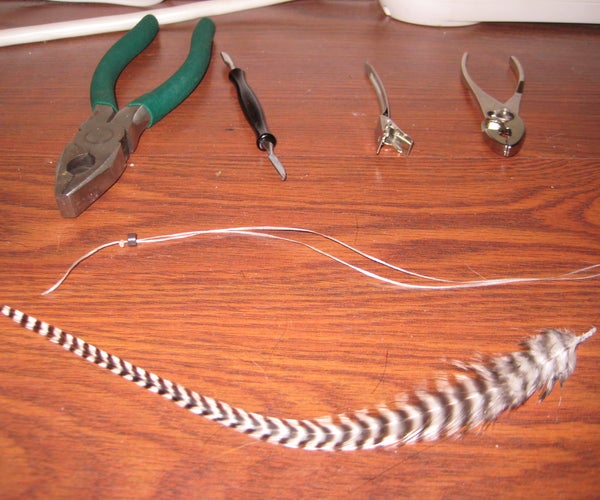 How to Install Feather Hair Extensions