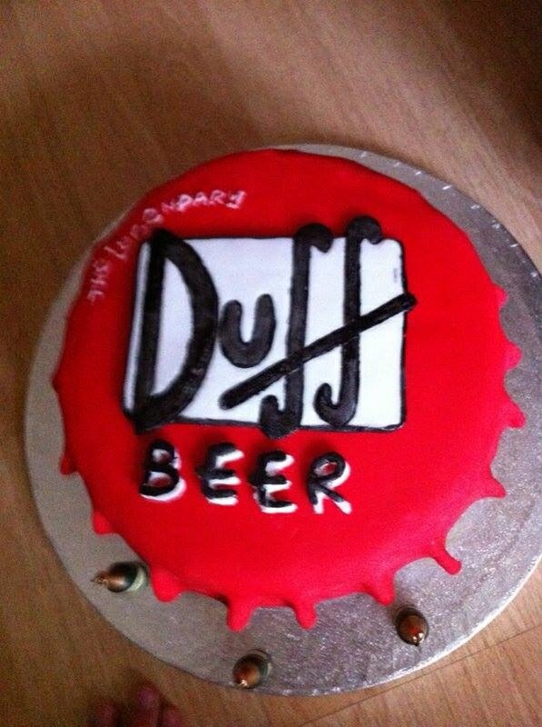 Duff Beer Cake 3 Steps Instructables