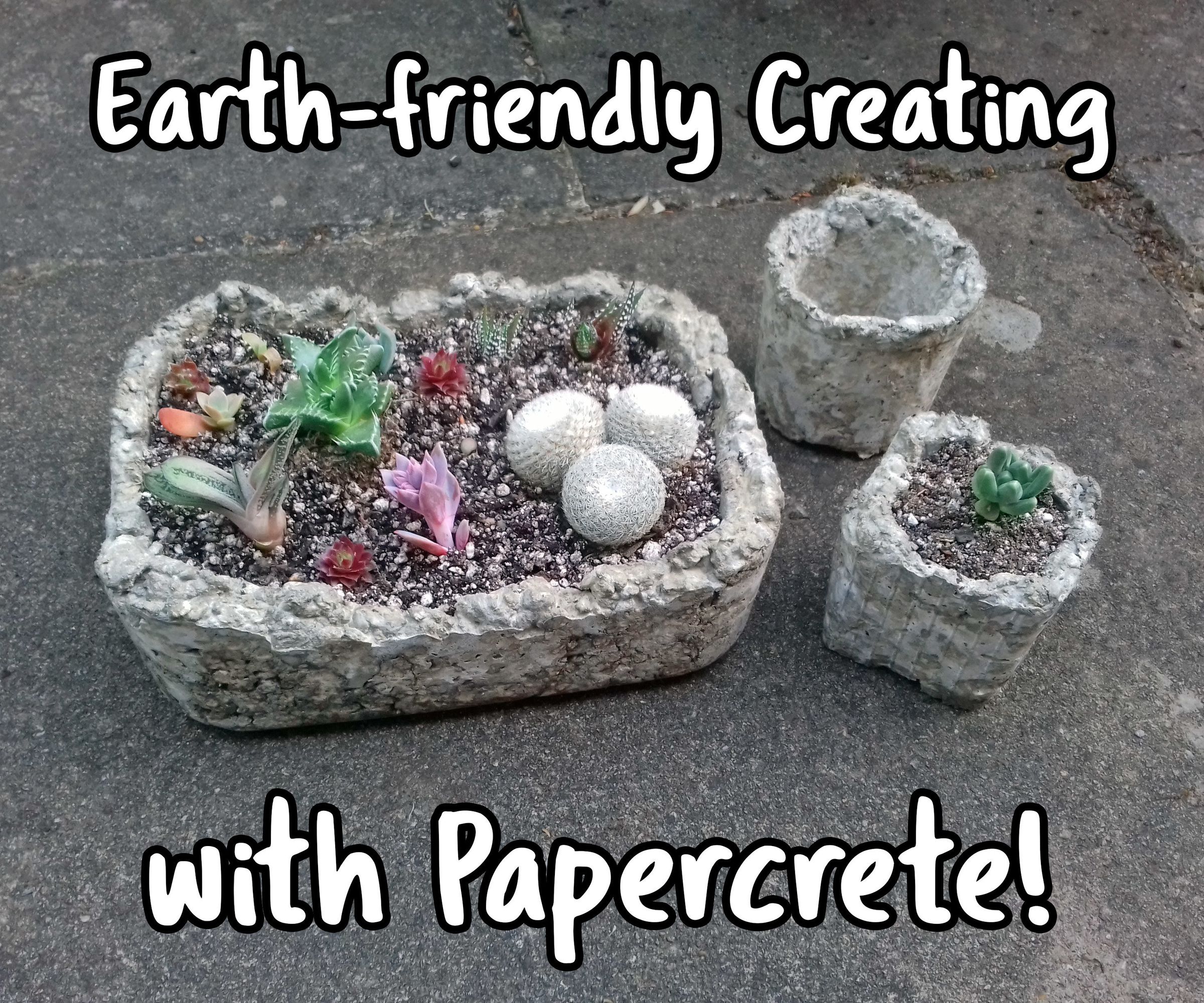 Earth-friendly Creating With Papercrete