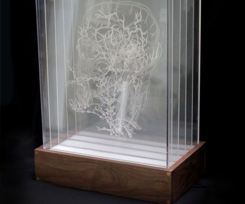 (pier 9 air) inside the box (how to etch and display multiple drawings on transparent acrylic) DIY Project DIY Project Image