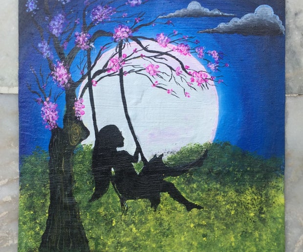 Moonlight Joy Painting 5 Steps Instructables Moonlight Joy Painting 5 Steps Instructables