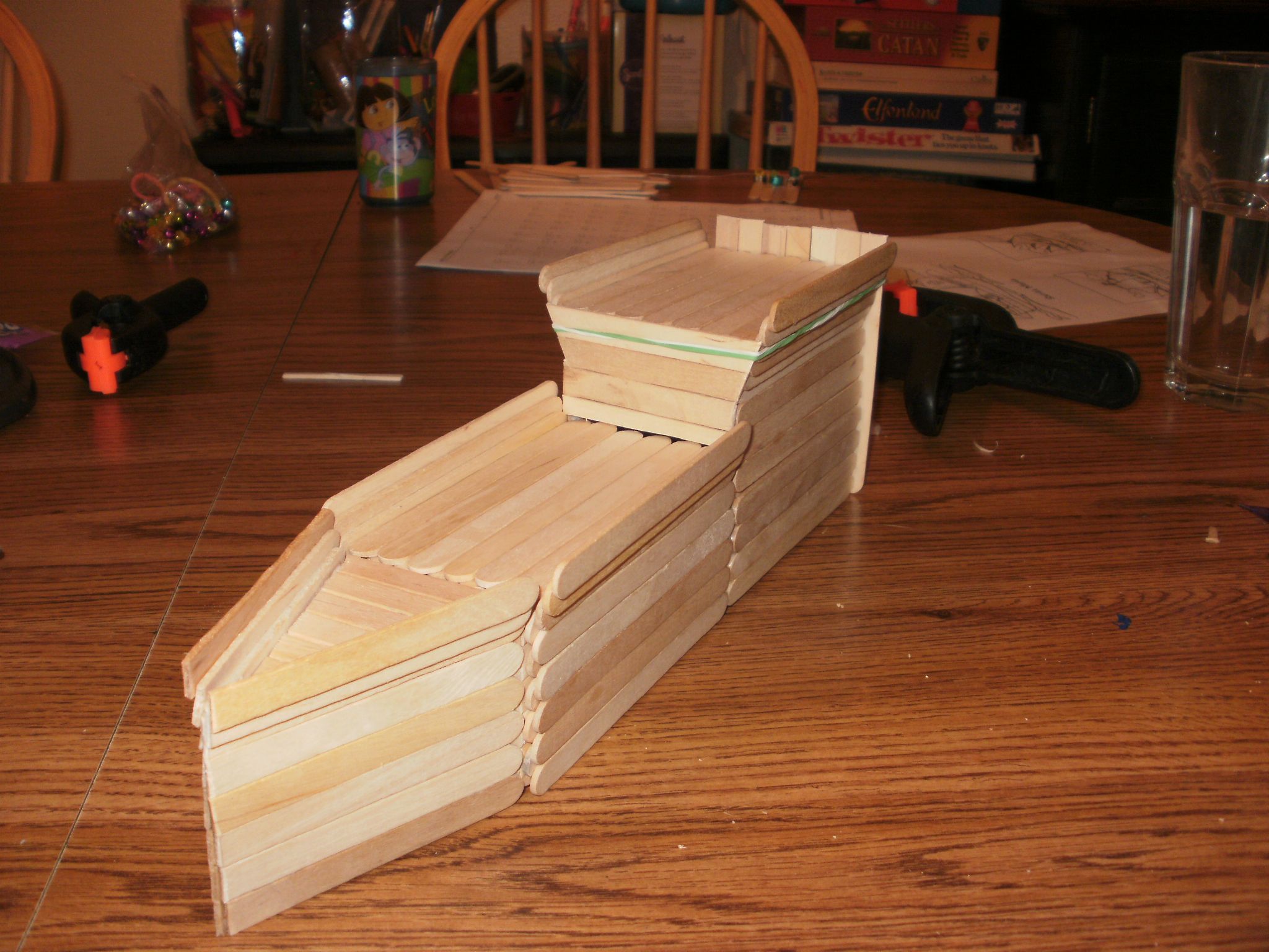 How to Build a Wooden Popsicle Stick Ship 16 Steps Instructables