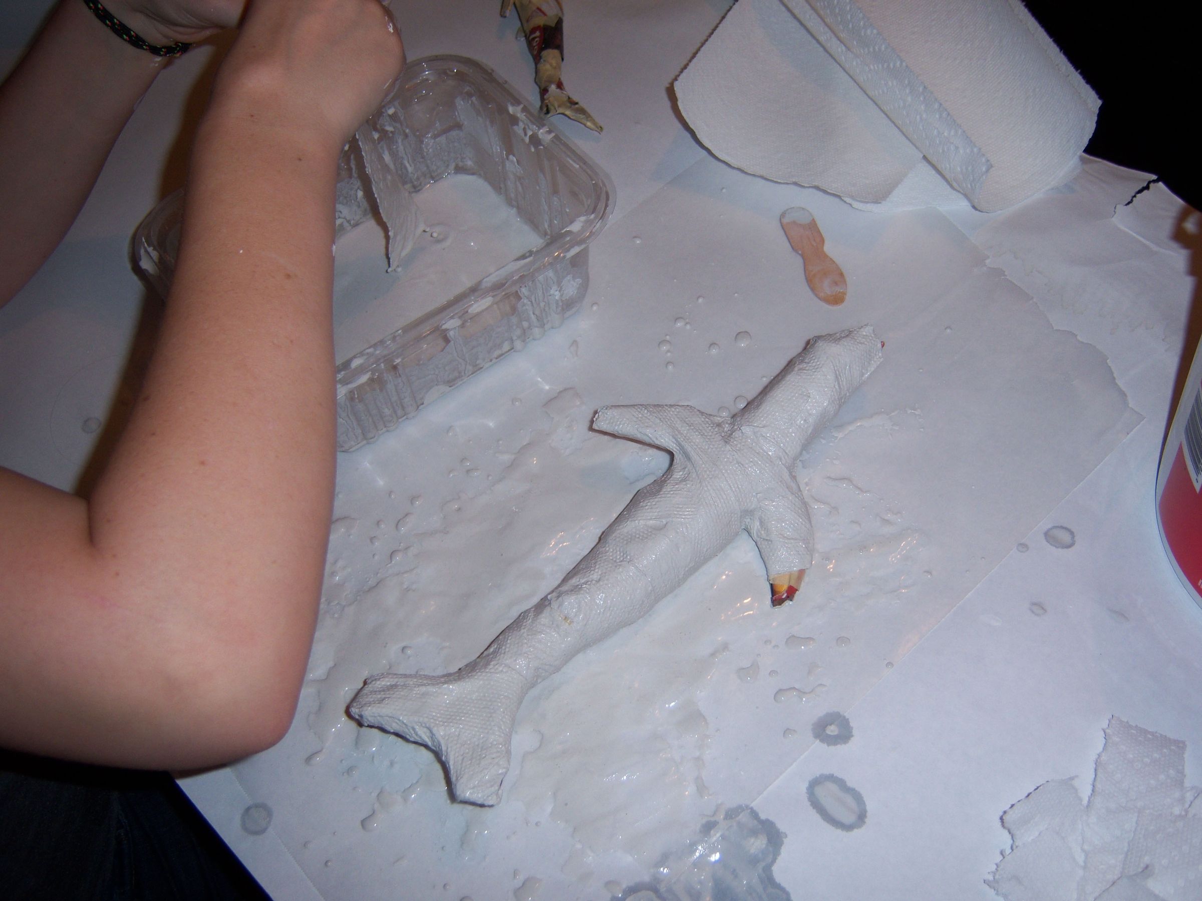 Plaster Models for School Project ("Plaster Mache") 7 Steps