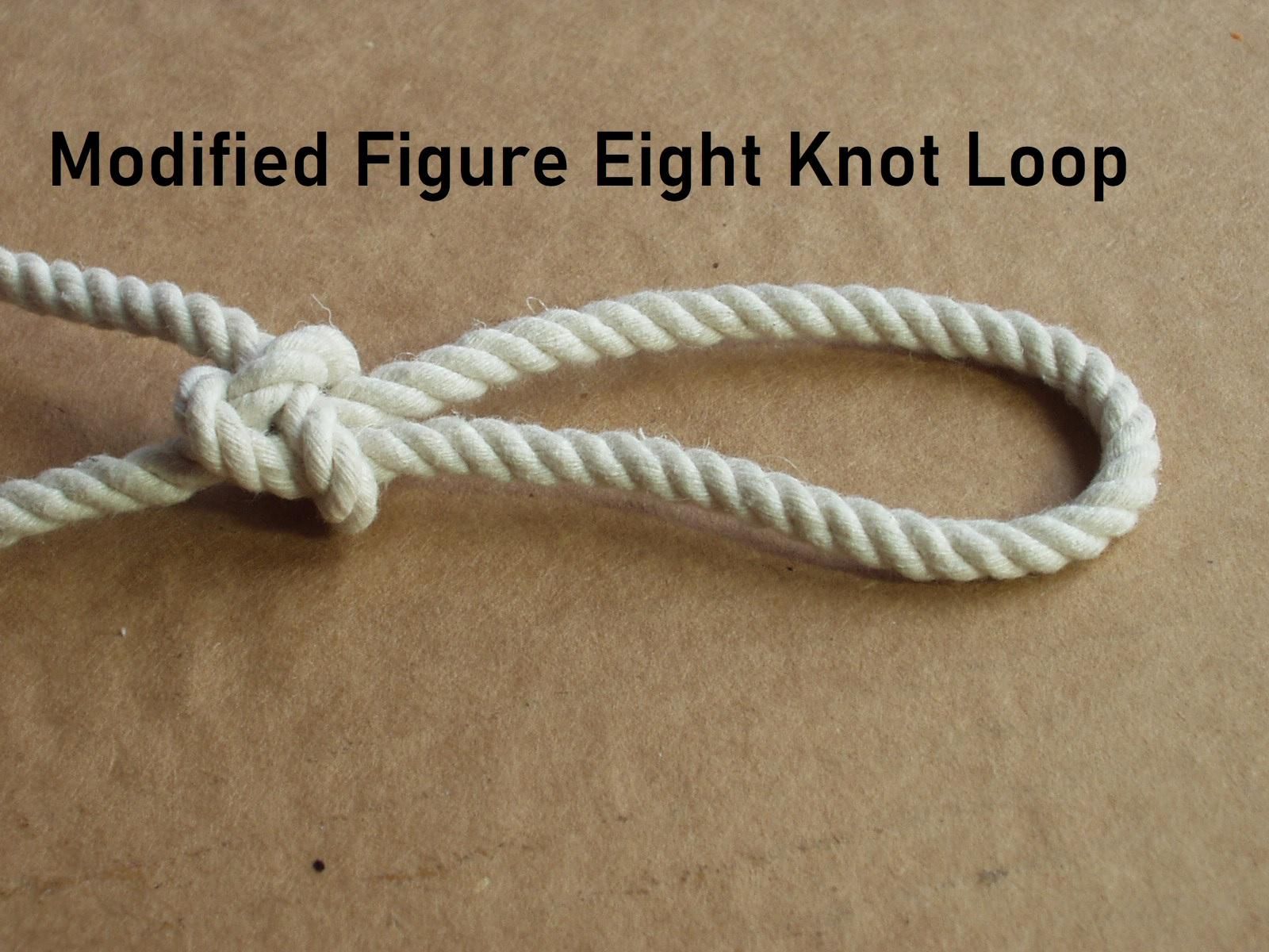 Modified Figure Eight Knot Loop 7 Steps With Pictures Instructables