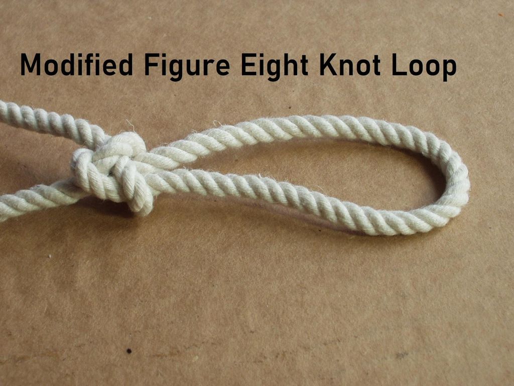 Modified Figure Eight Knot Loop 7 Steps With Pictures Instructables