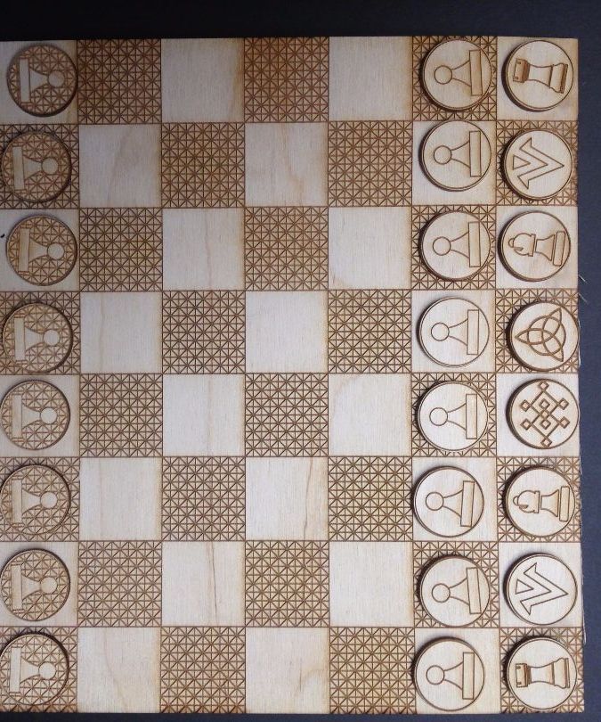 Laser Cut Chess Board & Pieces 10 Steps Instructables