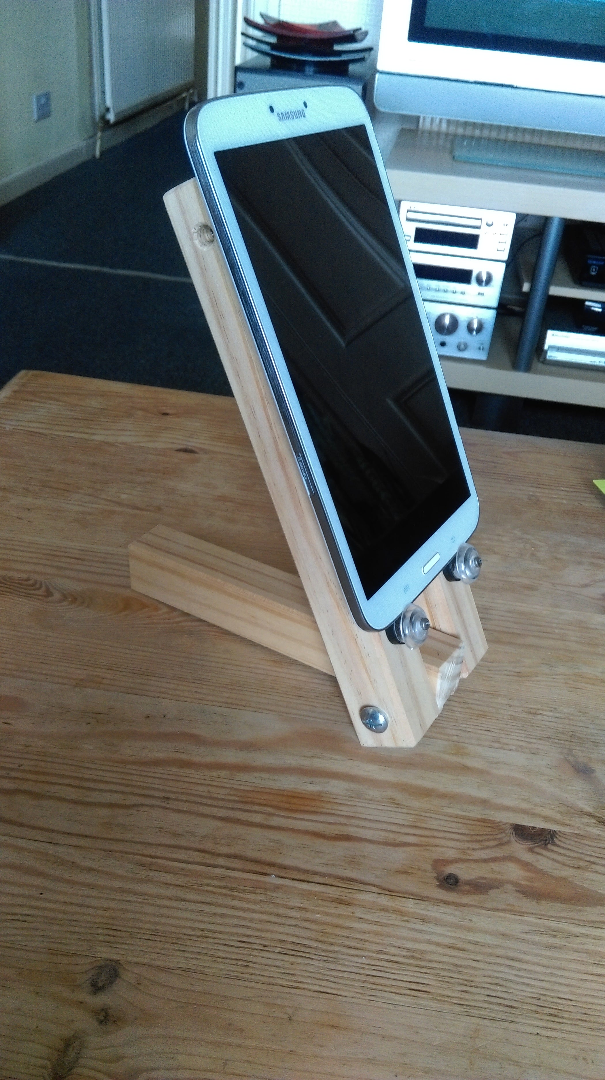 Make Your Own Wooden Tablet Stand Instructables