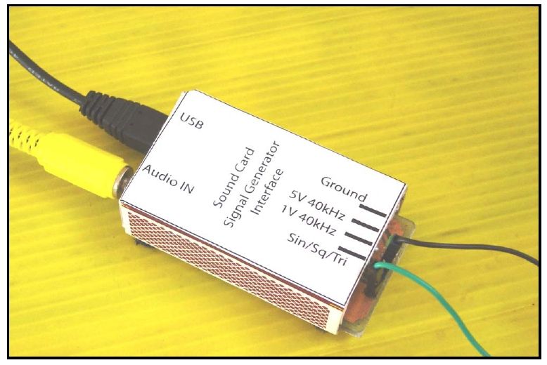 DIY guide for PC Sound-Card Signal-Generator-Interface with step-by-step instructions