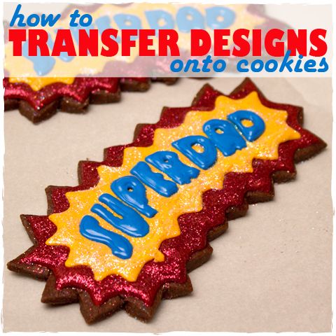 How to Transfer Designs Onto Cookies