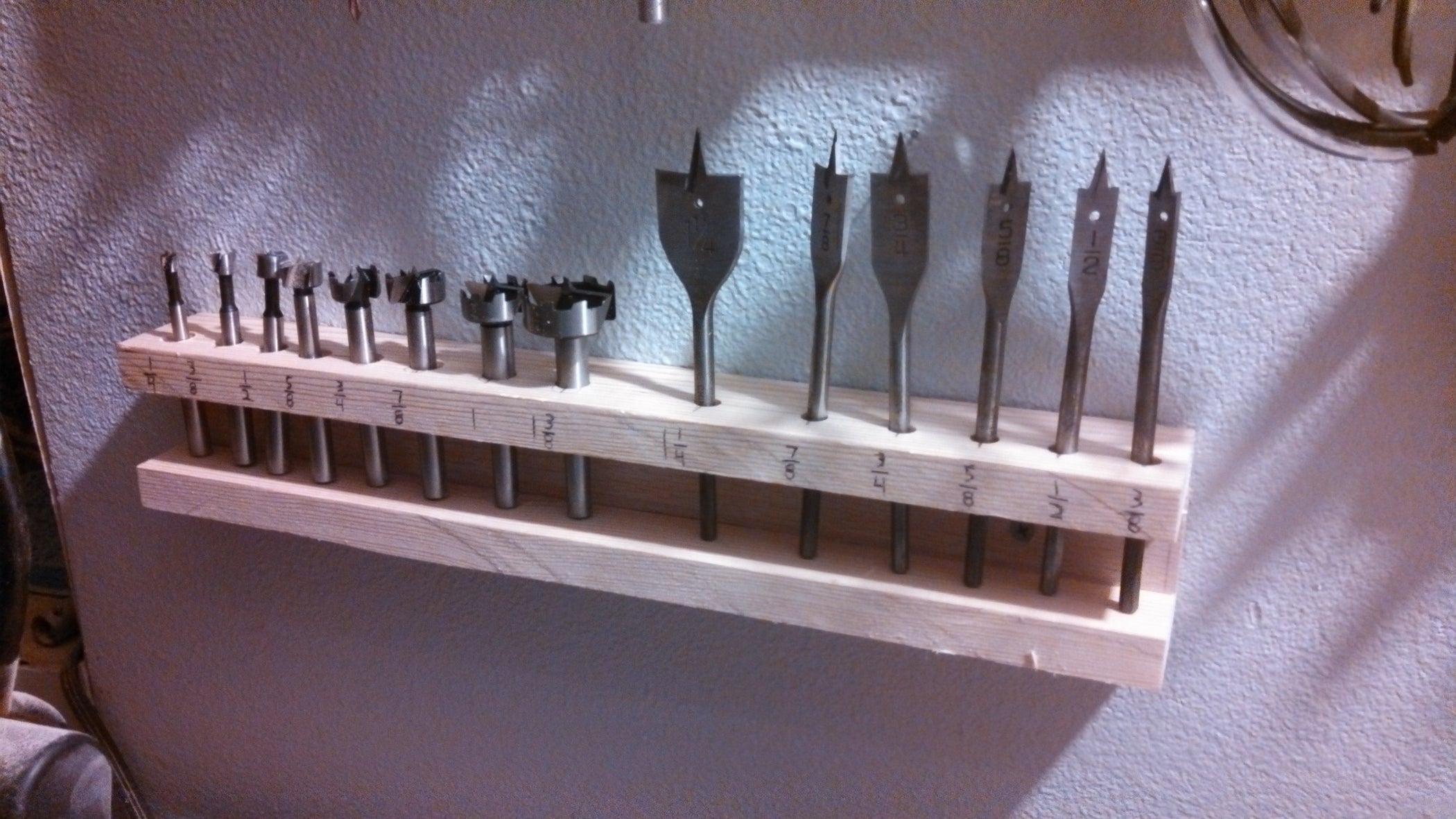 Forstner Bit / Spade Bit Holder and Display Instructables