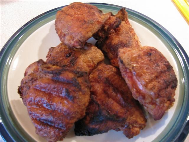 Fried Chicken on the Grill