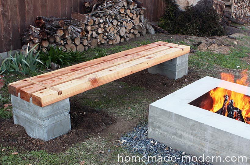 Homemade Modern Diy Outdoor Concrete Bench 14 Steps With Pictures Instructables Homemade Modern Diy Outdoor Concrete, Outdoor Stone Benches With Backs
