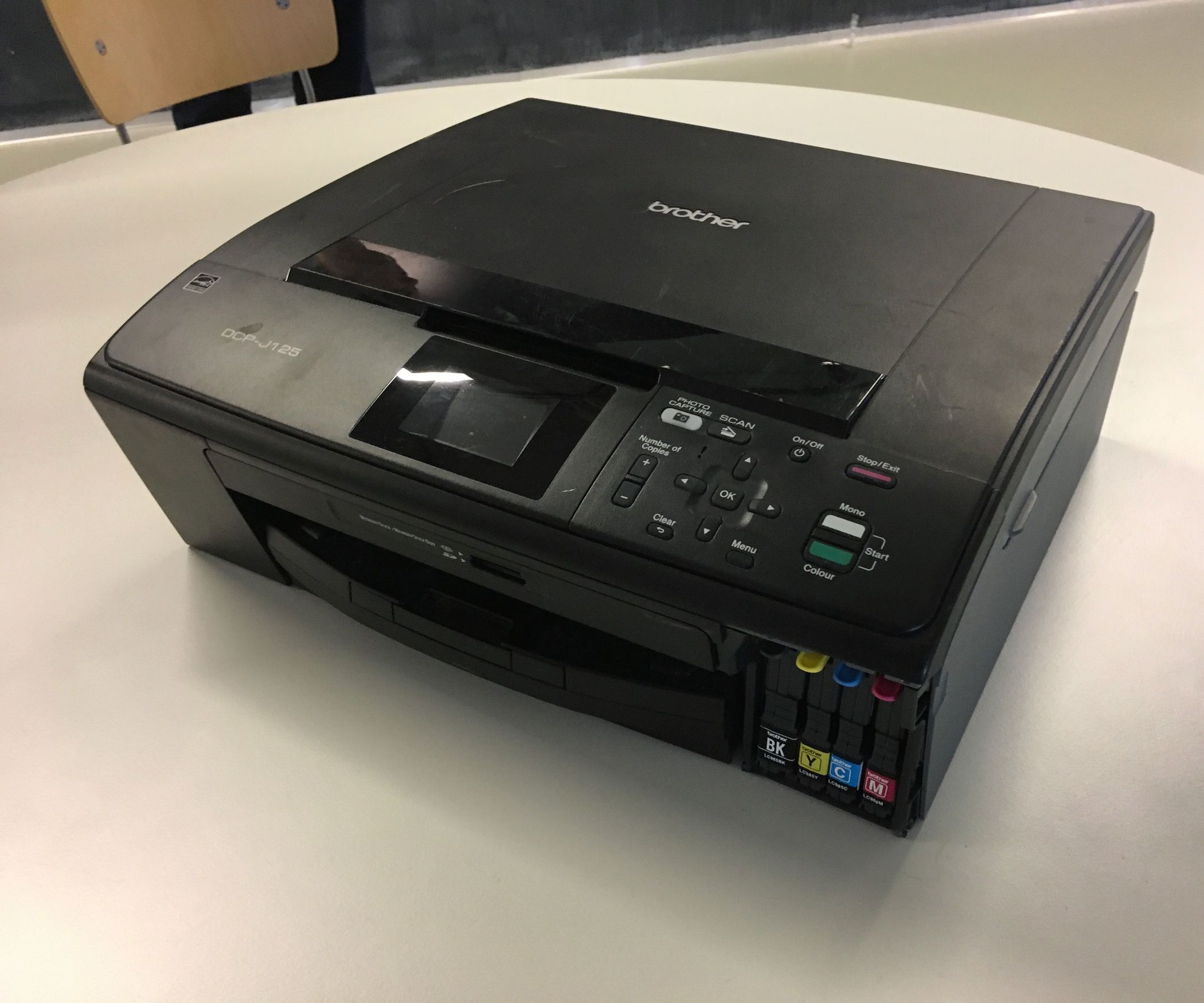 BROTHER DCPJ125 PRINTER AND SCANNER 14 Steps Instructables