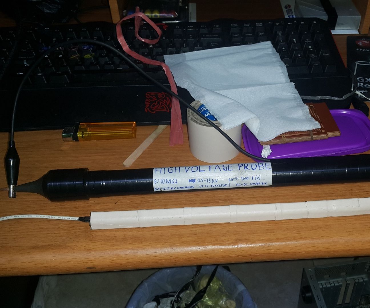 DIY guide for DIY HIGH VOLTAGE MULTIMETER PROBE with step-by-step instructions