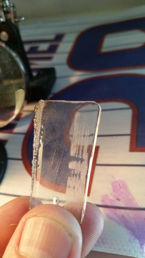 polycarbonate lexan polish instructables roughly buff edge cut