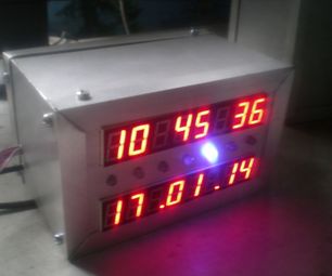 Led 7 Segment Clock With Rtc turn on 7-segment led by keypad DIY Project - Step-by-Step DIY Project ...