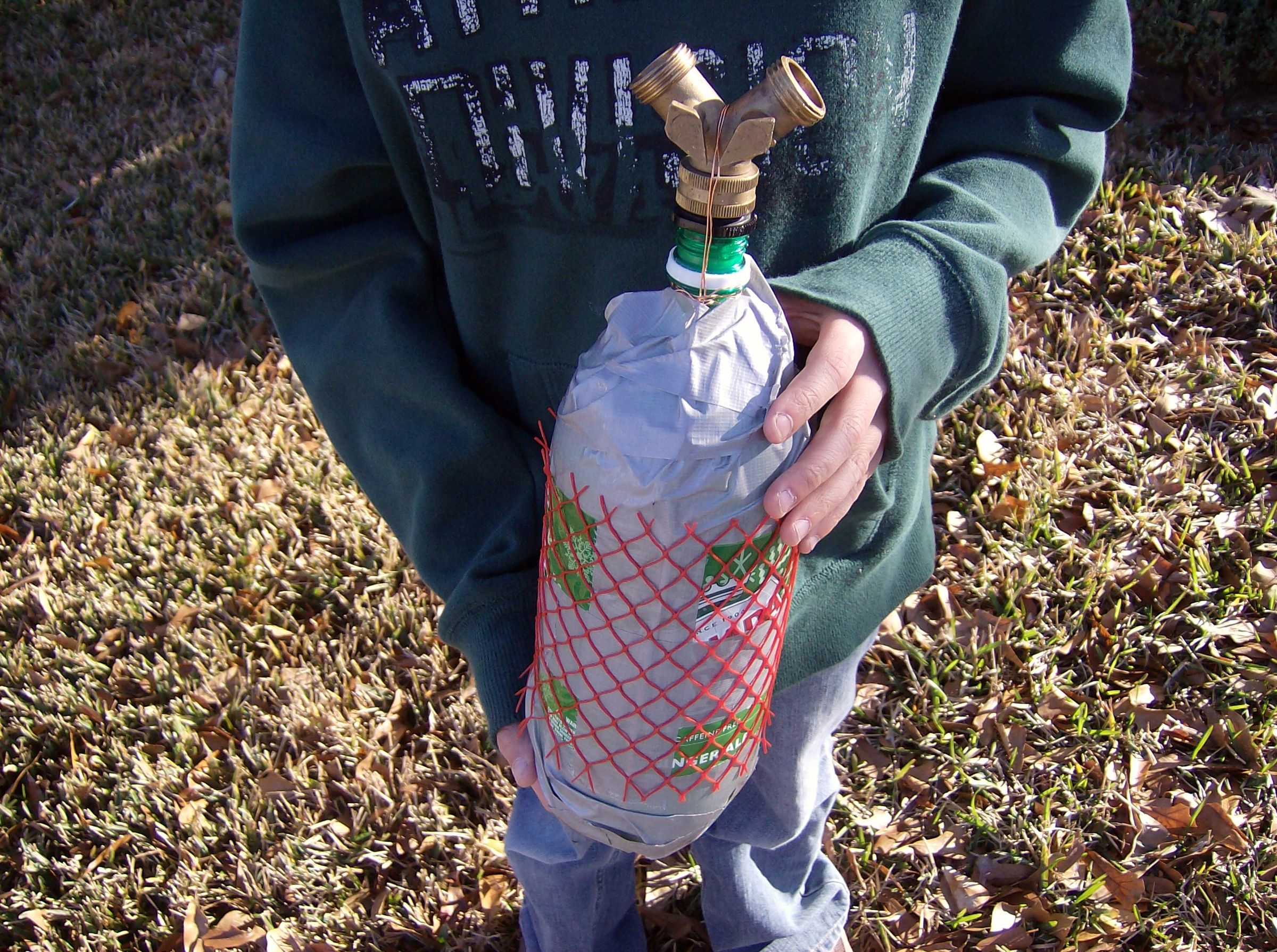 Plastic Bottle Rocket Launcher 7 Steps Instructables