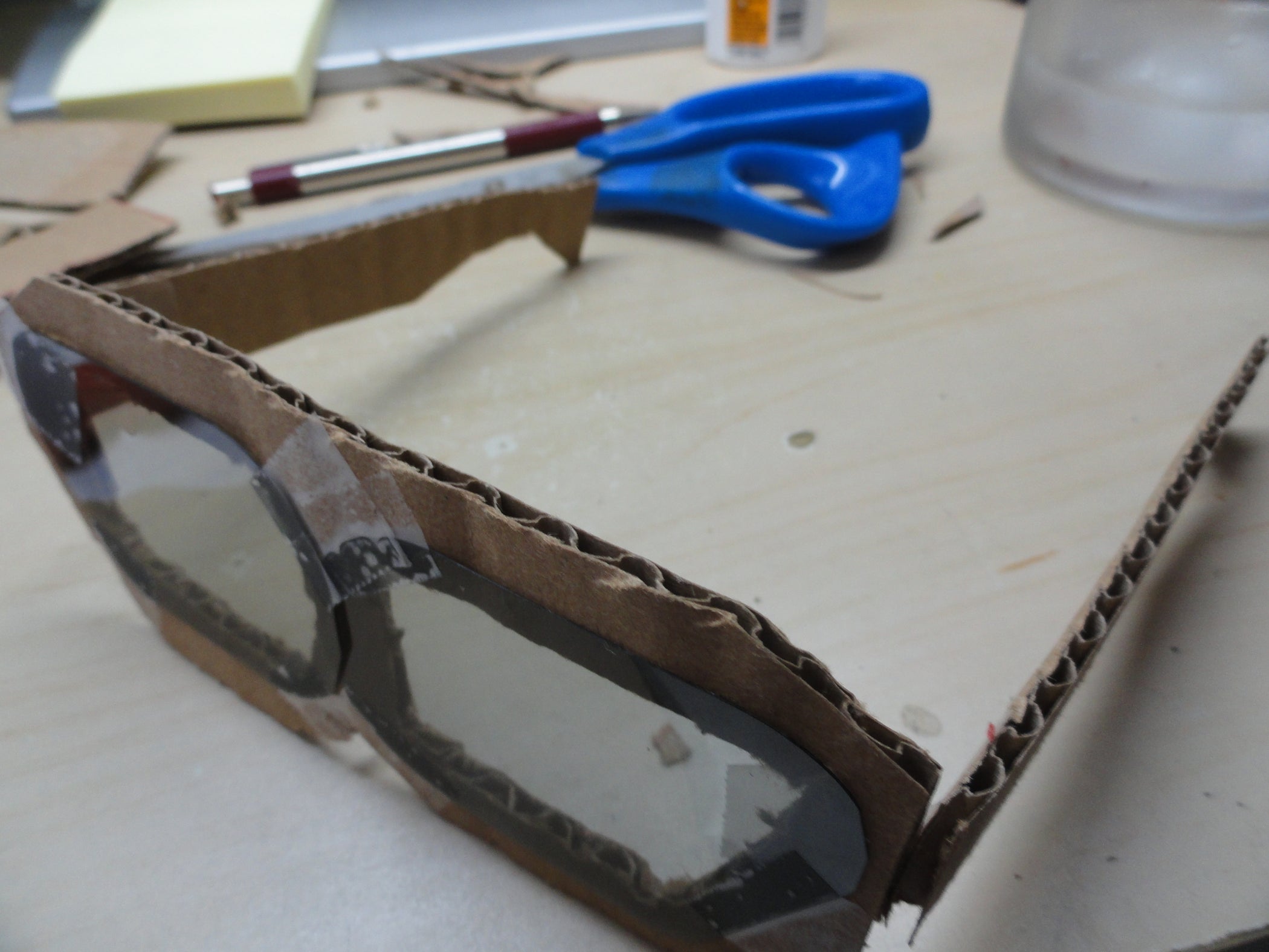 3D Cardboard Glasses Frames 3 Steps Instructables