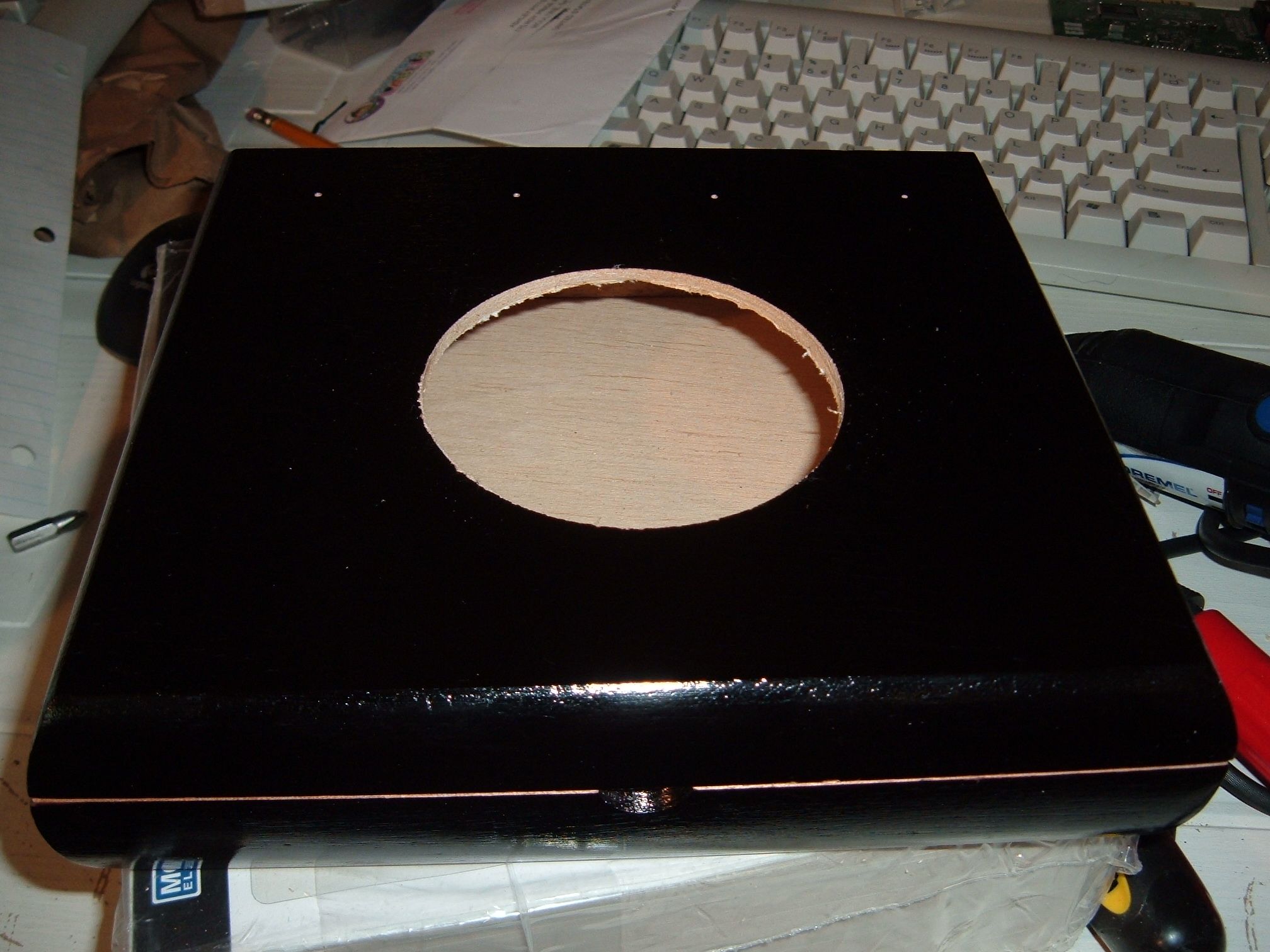 The Process of Building a Cigar Box Guitar Amp Little Gem or the 5