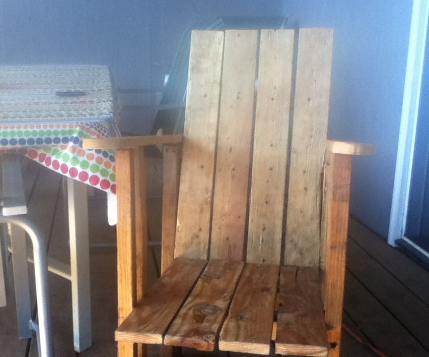 Reclaimed Wood Deck Chair 5 Steps Instructables
