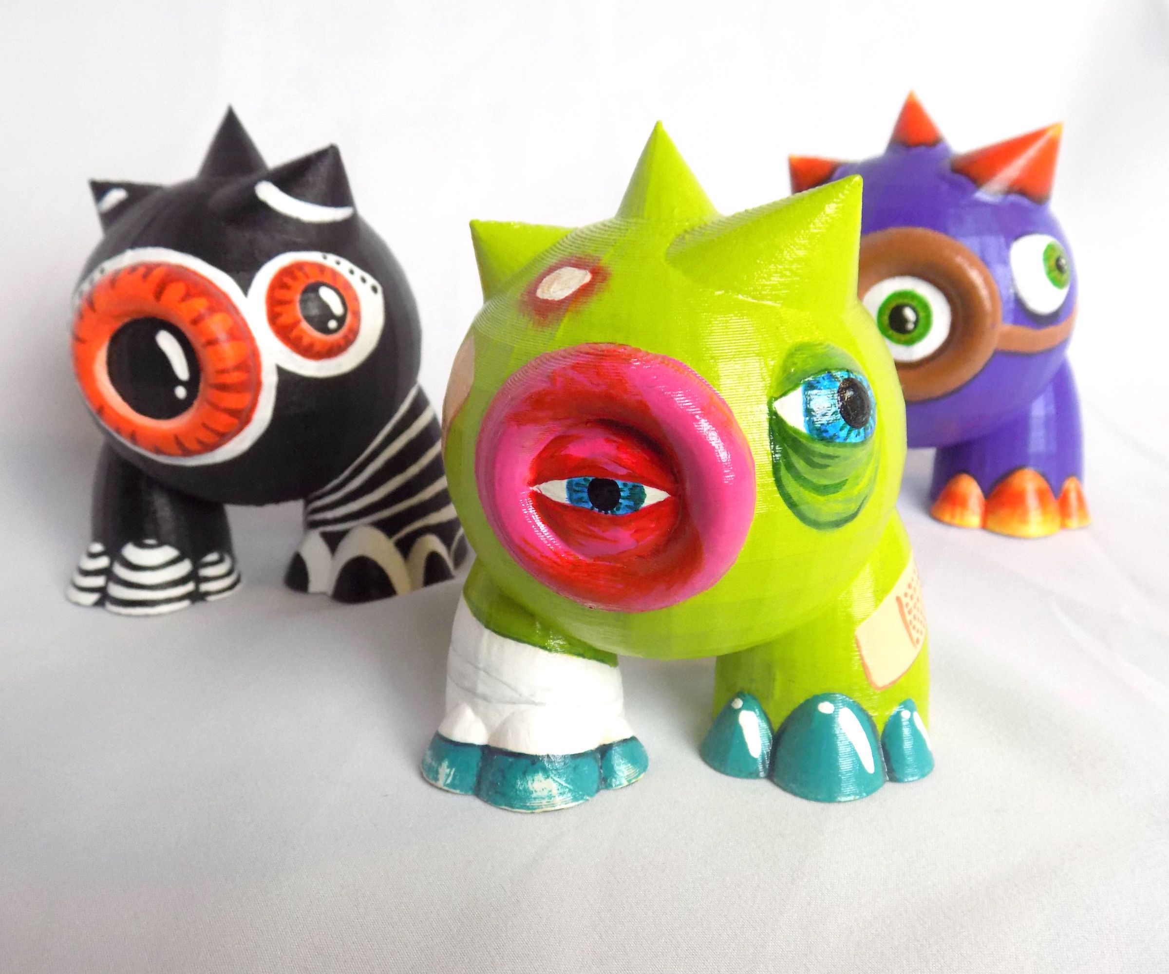 3d printed designer art toys DIY Project DIY Project Image
