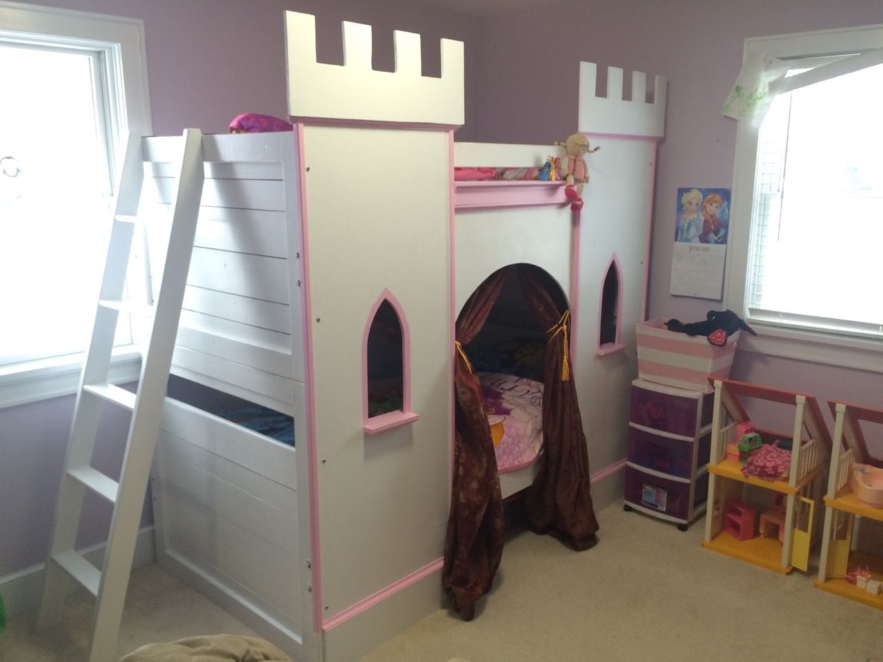 bunk bed princess castle