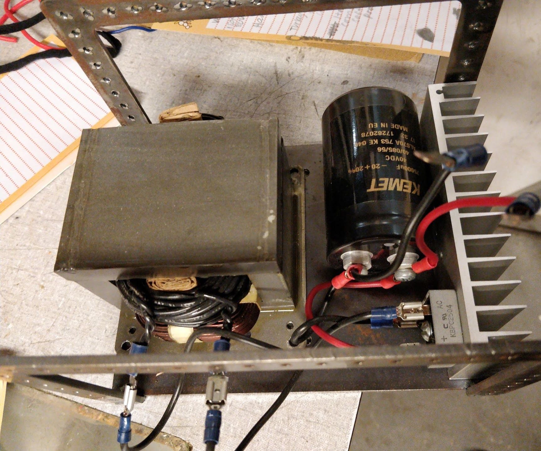 Custom DC Power From Microwave Oven Transformer : 9 Steps (with