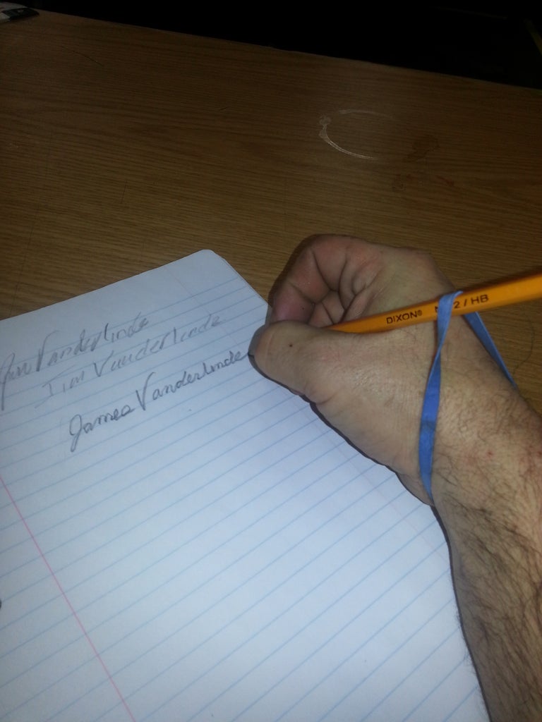 How to Teach Yourself to Write Right Handed : 30 Steps - Instructables How to Teach Yourself to Write Right Handed : 30 Steps - Instructables