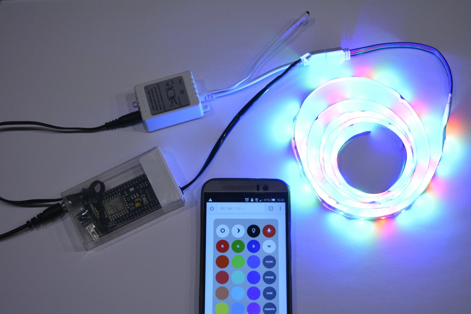 WiFi LED Strip Controller Based on ESP-8266 : 8 Steps (with Pictures ...