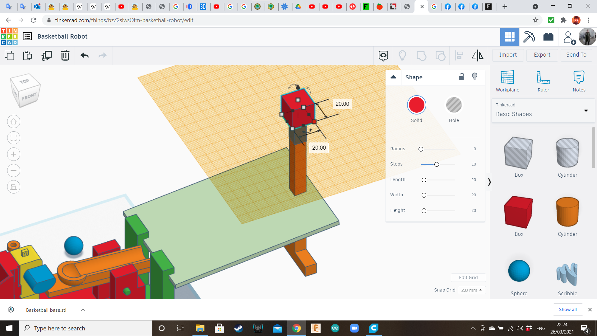 Tinkercad Robotics for School Basketball Machine! 16 Steps (with Pictures) Instructables