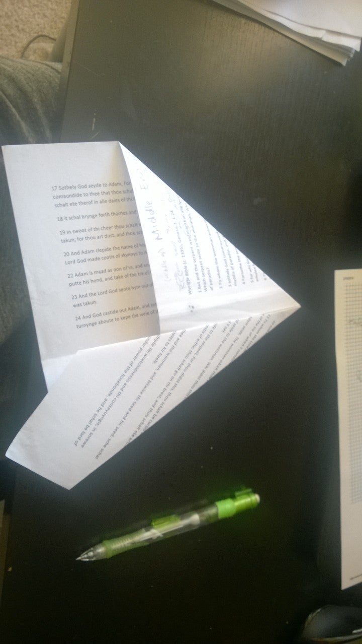 The Bullet Paper Airplane 7 Steps Instructables