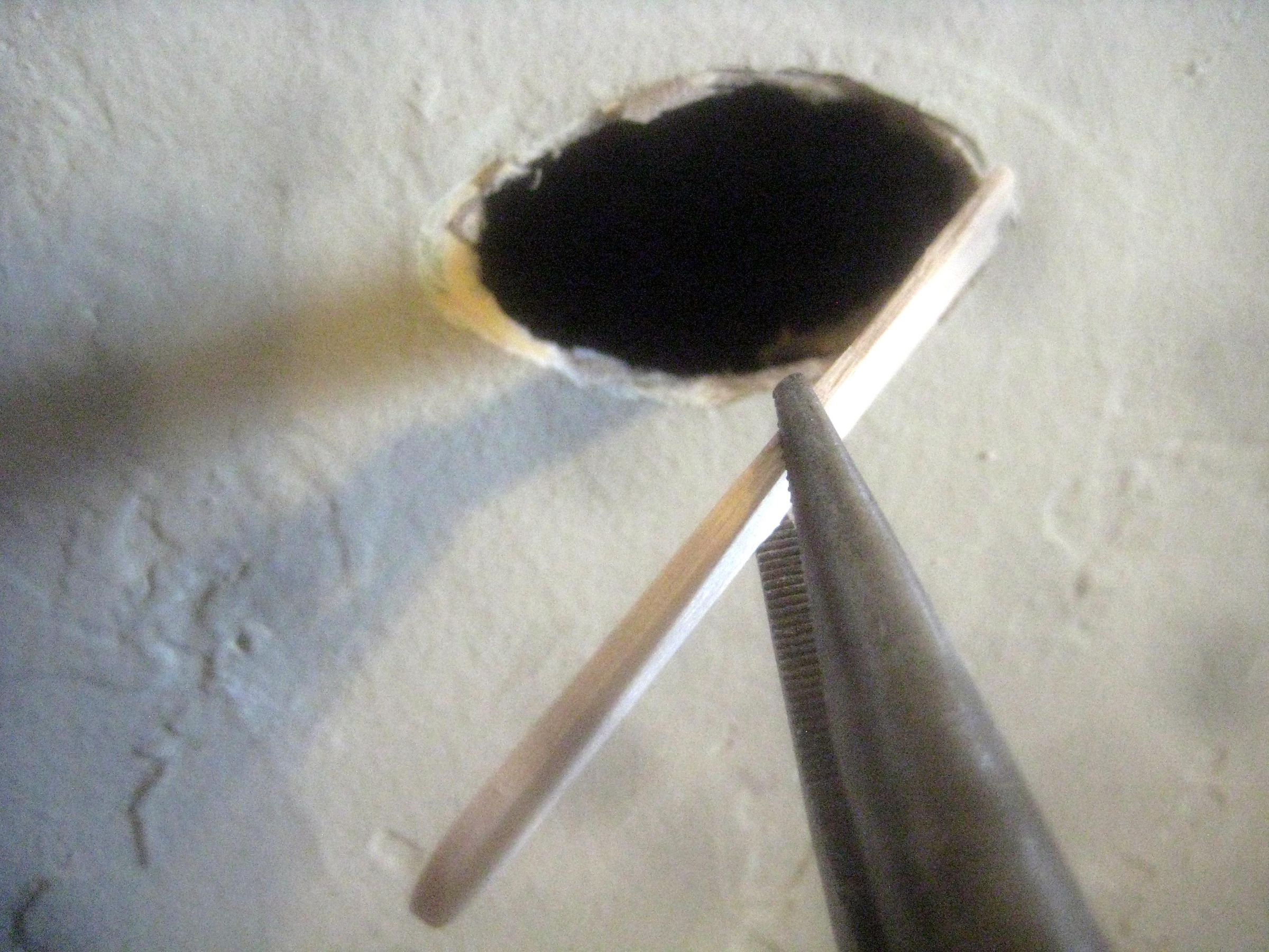 A Trick for Patching Drywall Using Hot Glue 6 Steps (with Pictures