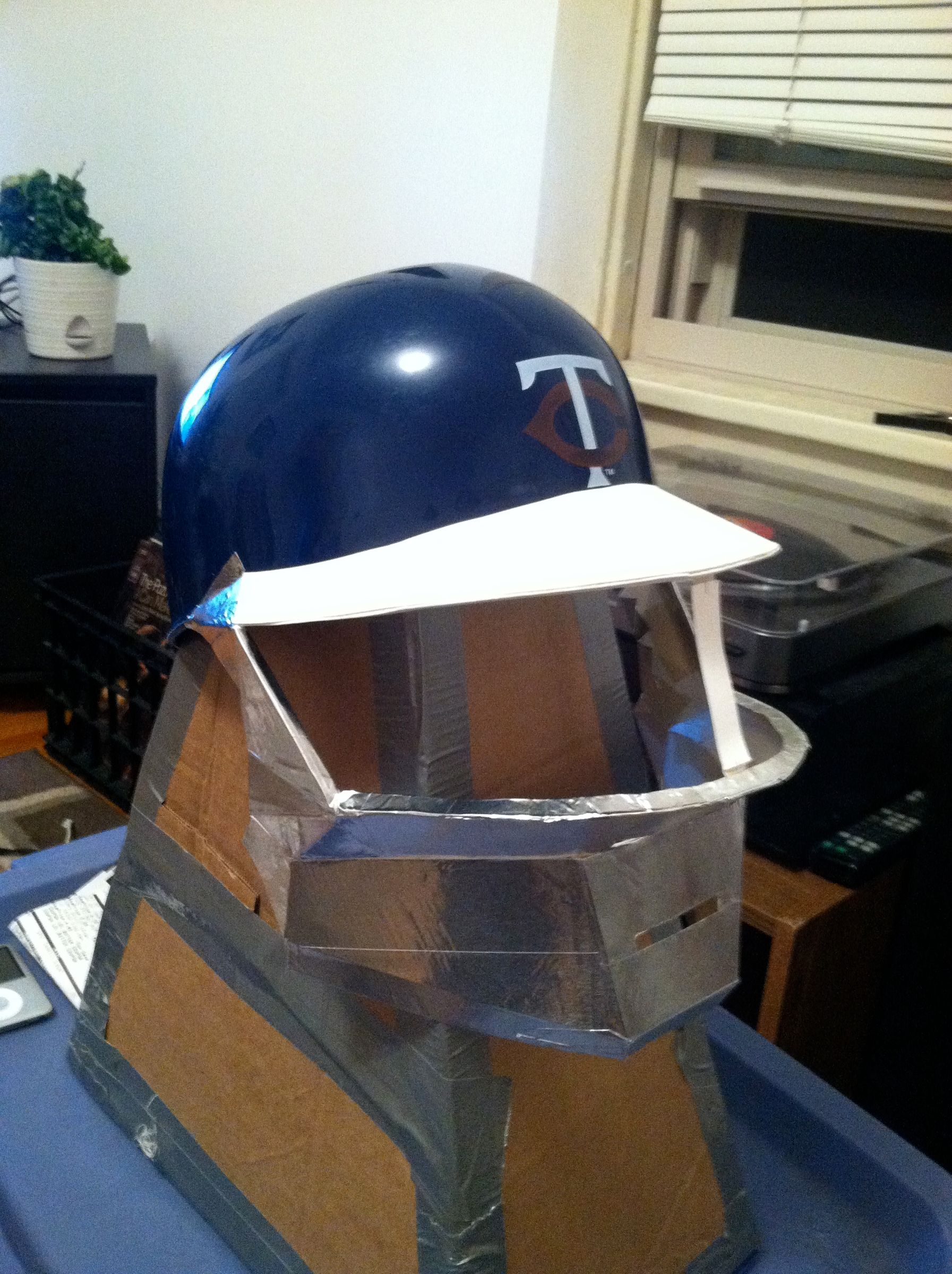 Easy and Inexpensive Daft Punk (Thomas) Helmet 6 Steps Instructables