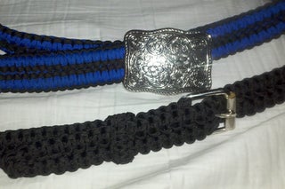 Double Cobra Knot Paracord Belt 8 Steps With Pictures Instructables