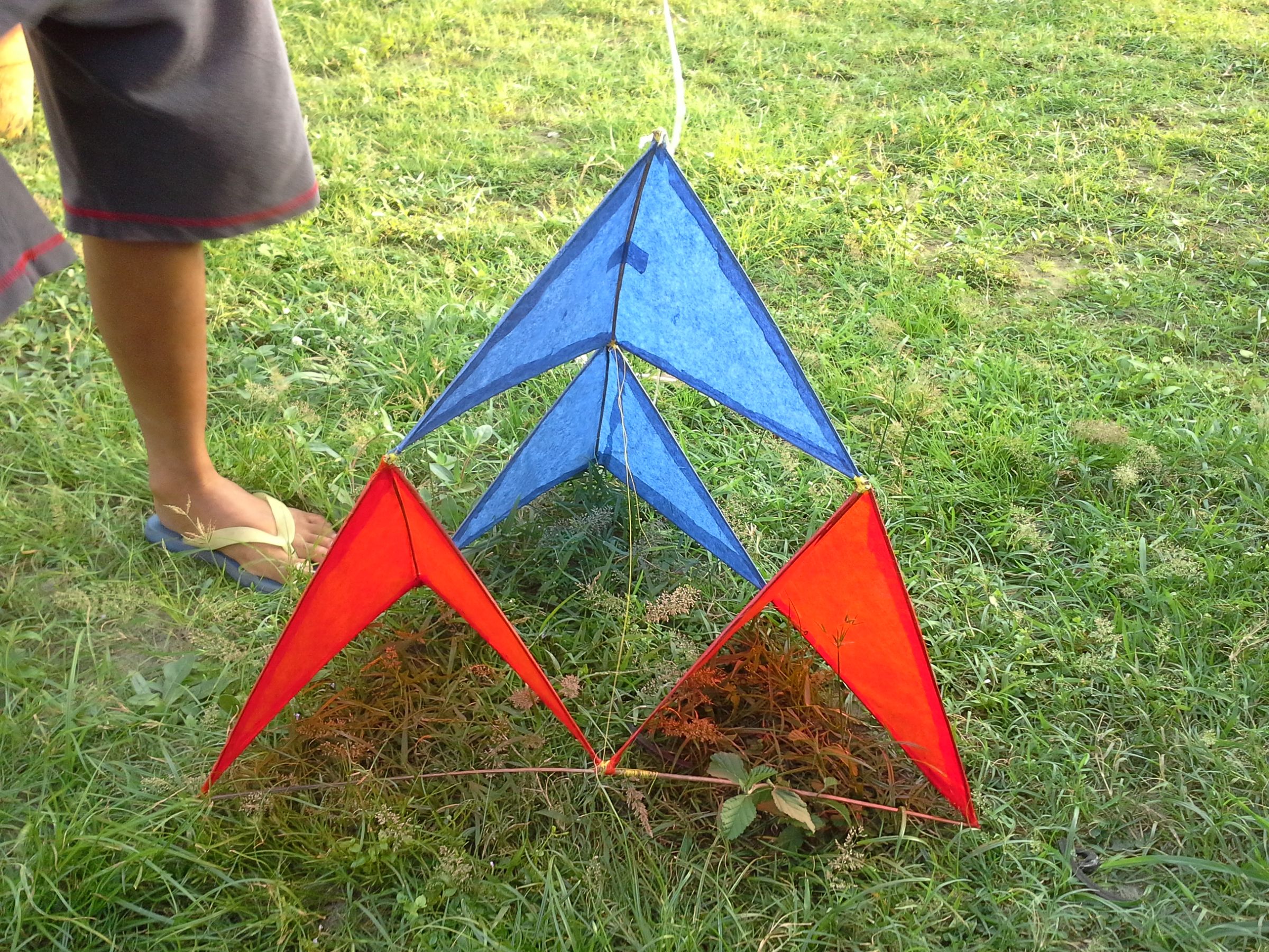Bell Tetrahedral Kite 9 Steps (with Pictures) Instructables