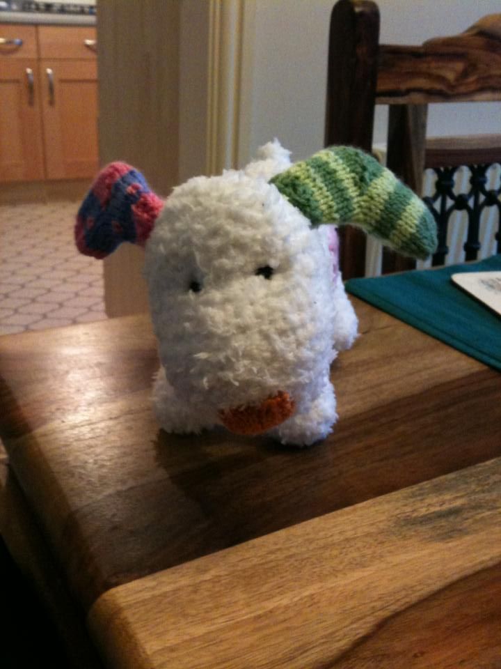 snow dog knitting pattern