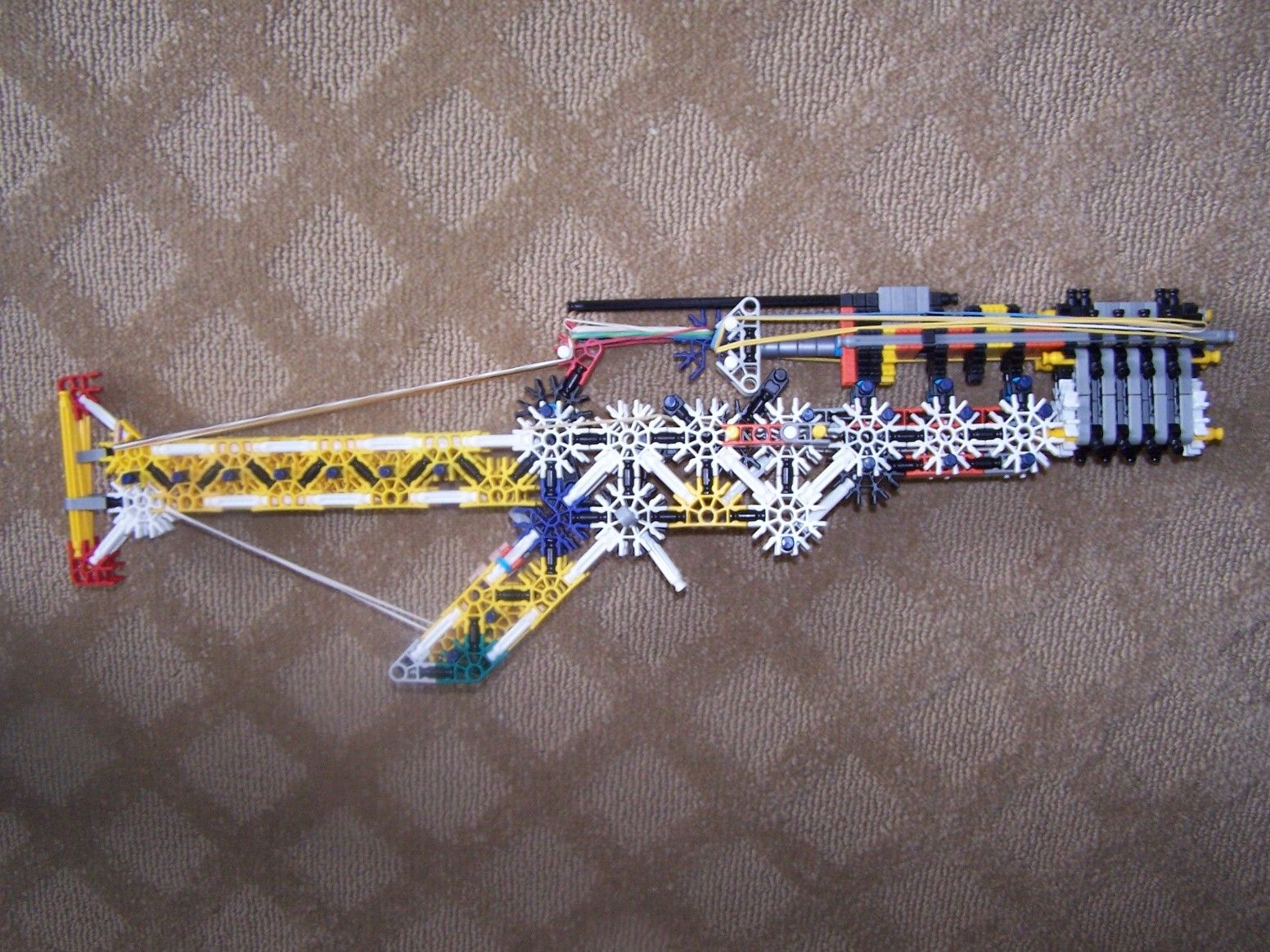 DIY guide for TRUELY semi-auto knex gun with step-by-step instructions
